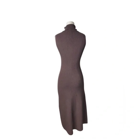 WILFRED | mimi Dress Turtle neck Brown Sweater Dress - Picture 7 of 7